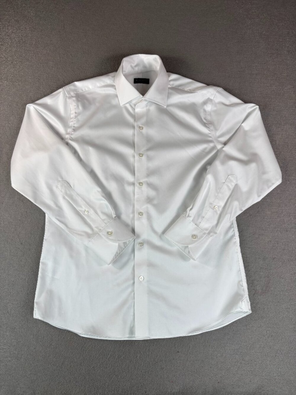 Proper Cloth Mayfair White Twill Wrinkle Resistant Cotton Dress Shirt 16